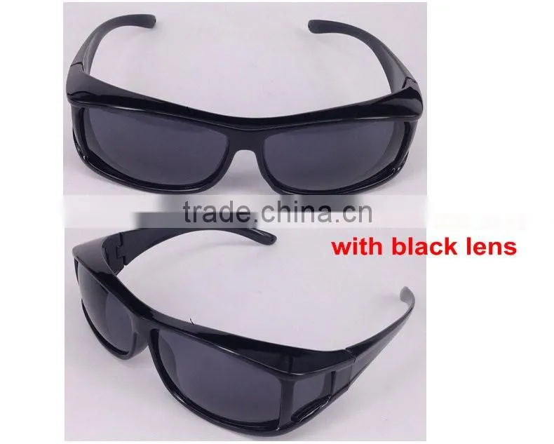 2016 Novelty new custom variety colors plastic safety sunglasses with side window