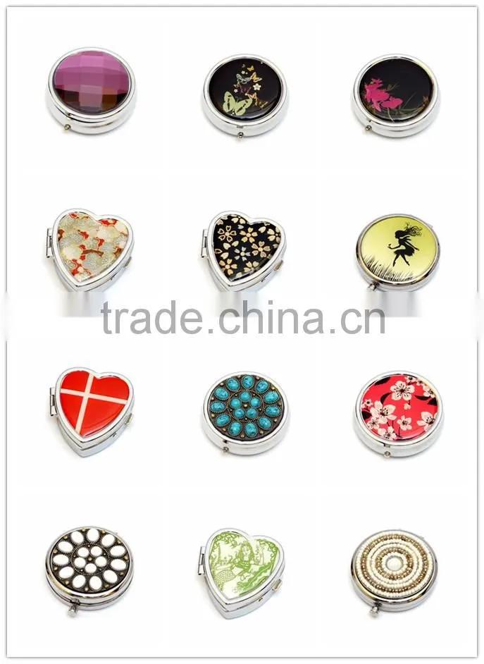 mini smart pill box round pill box