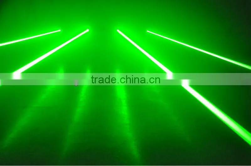 Professional laser curtain 8-head mobile DJ lighting show system projector equipment