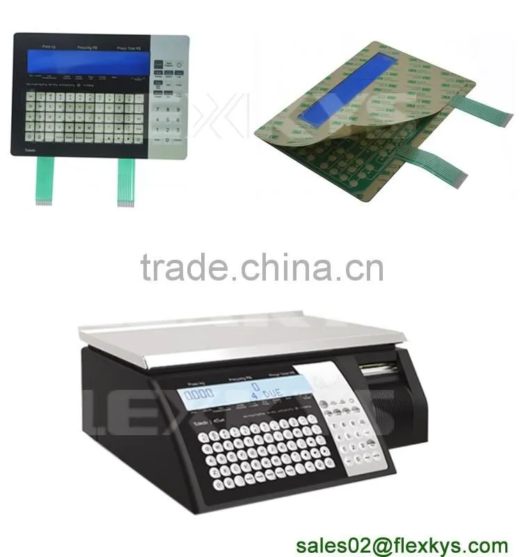 Digital scale poly dome membrane switches