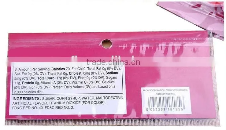 Strawberry Flavours Peach Hearts giant lollipop