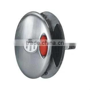 Aluminum/Zinc alloy toilet indicator lock - verlapping door
