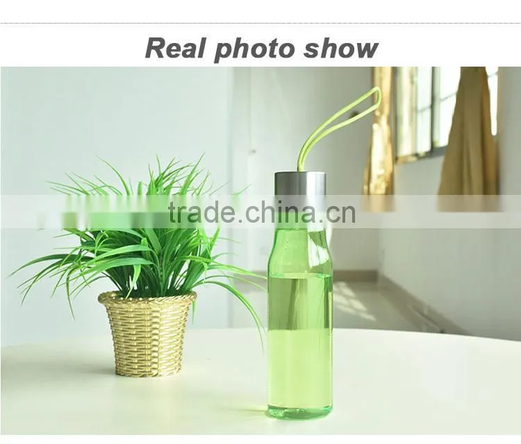 Custom Plastic Cups PC Shaker Water Bottle with Filter