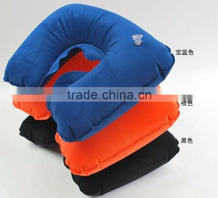 inflatable beach pillow/kid and adult neck pillow/pvc promotional adversing