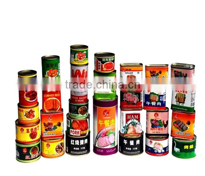 Canned pork luncheon meat