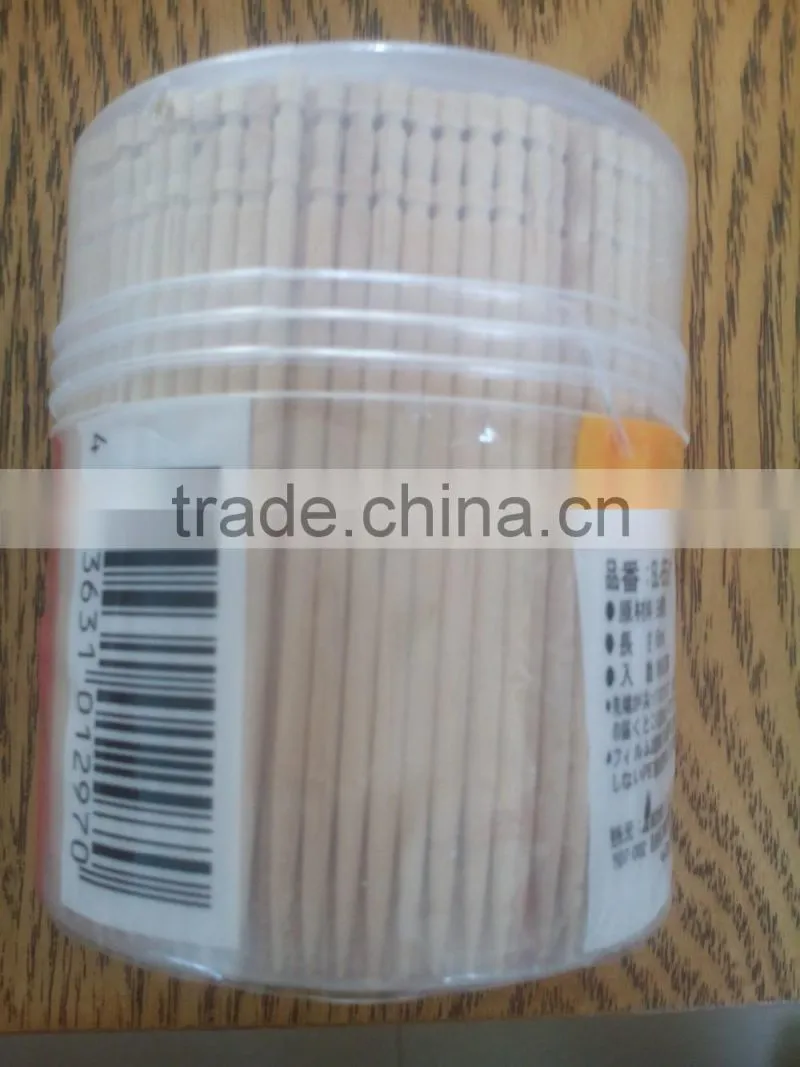 Disposable Double-point Toothpicks in Transparent Soft Tube