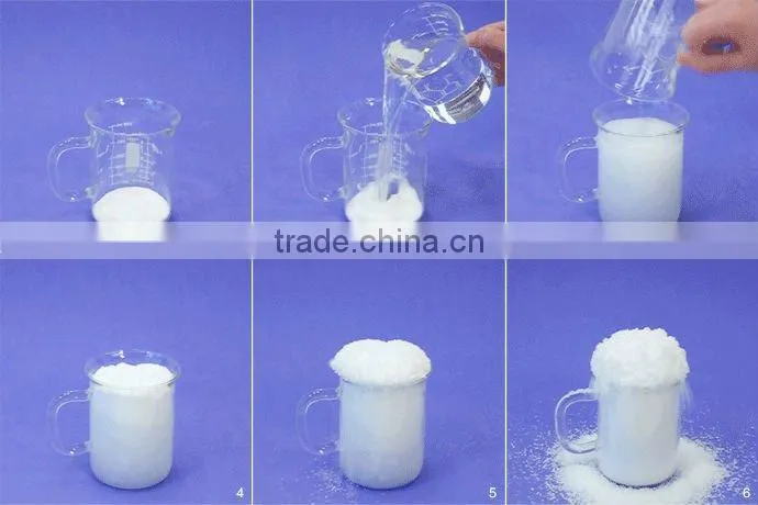 Customized instant snow Christmas snow polymer powder
