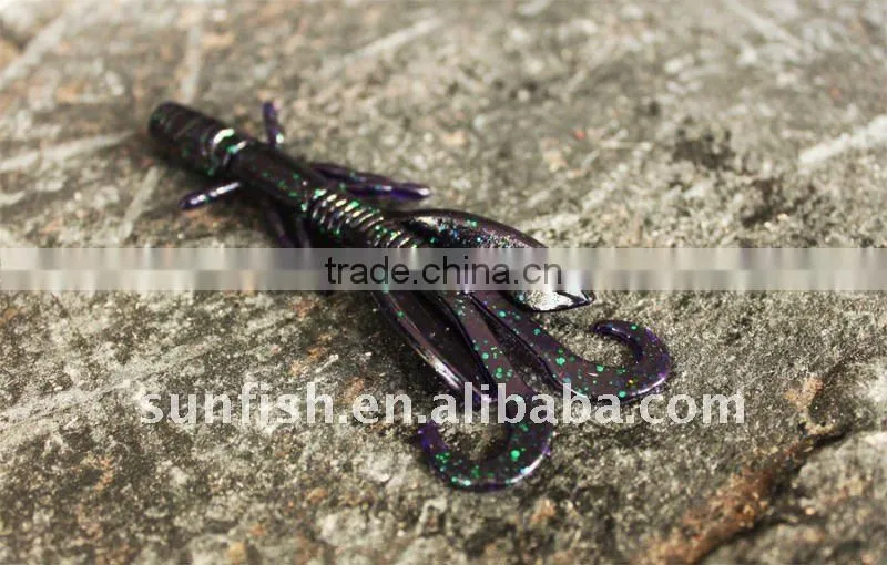 soft fishing lure with salt,freshwater soft lure G04