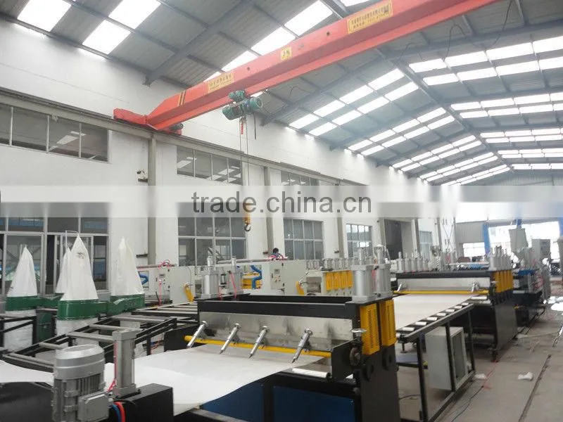 high quality PP hollow sheet machine /PP hollow grid sheet production line