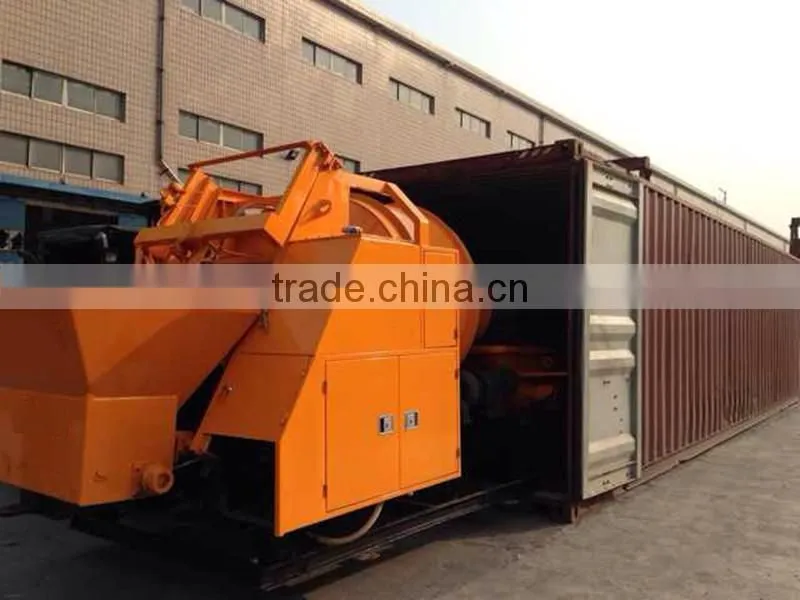 Hot sale electric motor concrete mixer with pumps price