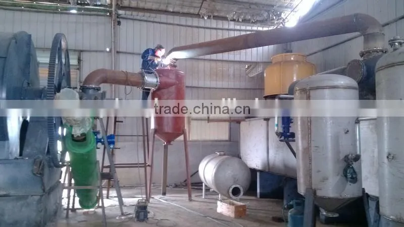 manufacturer of cintinuous waste tyre pyrolysis plant and recycling machine to oil