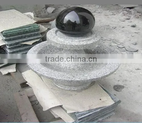 Floating Stone Sphere Garden Water Fountain