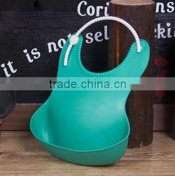 Silicone Waterproof Baby Feeding Solid Bibs , Burp Leakproof Silicone Baby Feeding Bibs ,SiliconeSaliva Towel Little Baby Bibs