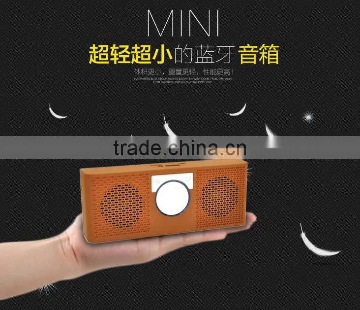 Mini Hot-selling Super Thin Bluetooth Speaker My Vision M8 Wireless Speaker Support U Disk