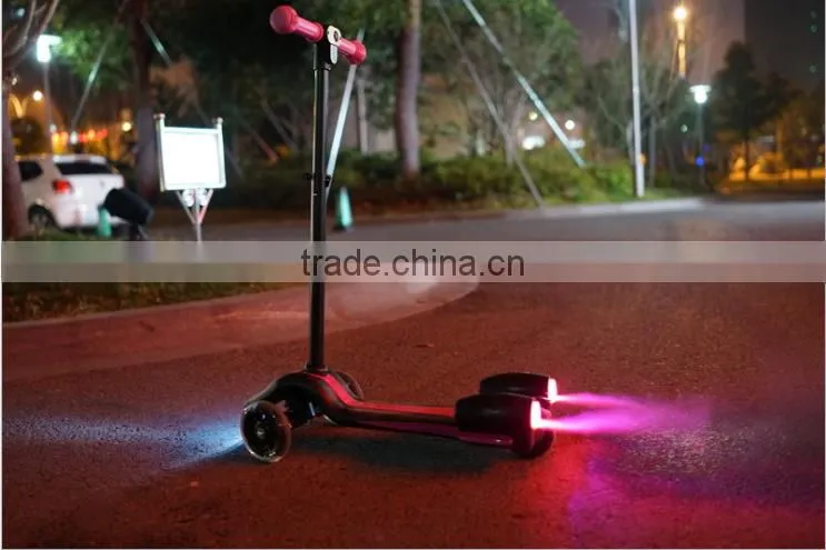 Cool Foldable Mist Spray Scooter For kids, Adjustable High Run scooter of gift for Children