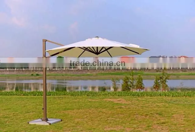Round Roma Patio Side Garden Parasol Umbrella