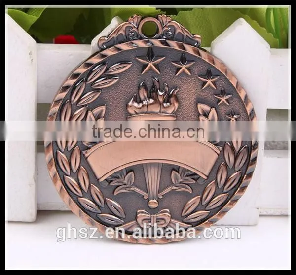 Custom high end metal award medallion
