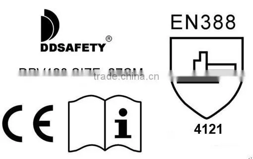 DDSAFETY Hot Sale Black PVC Gloves