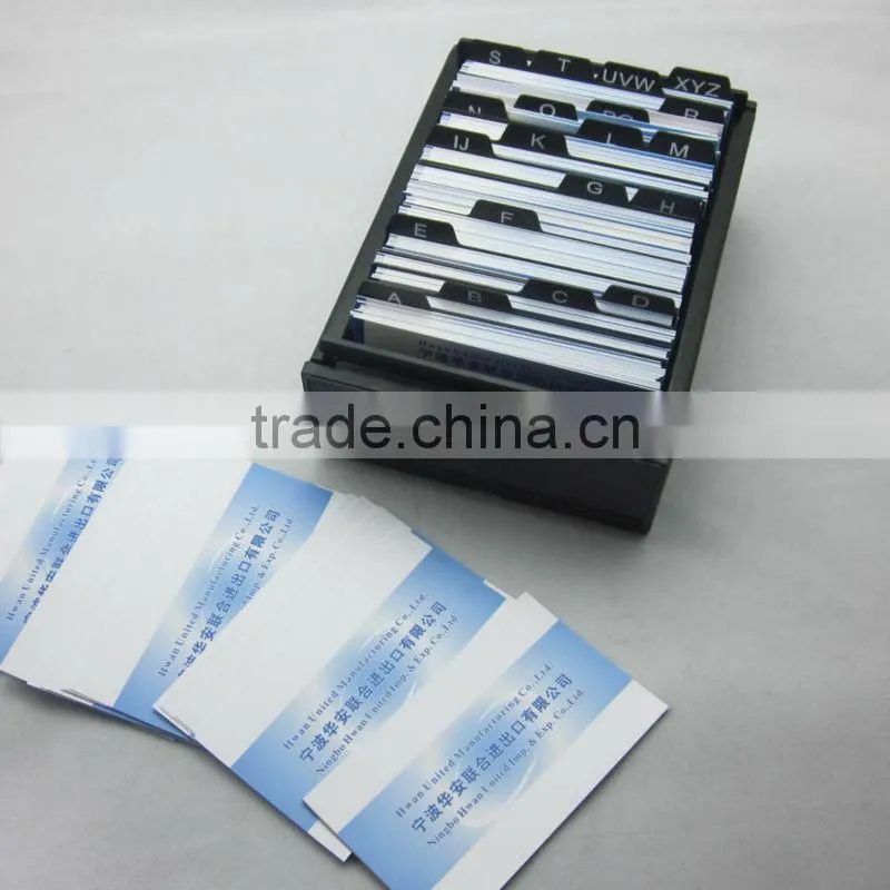 400 sheets desktop metal name card box