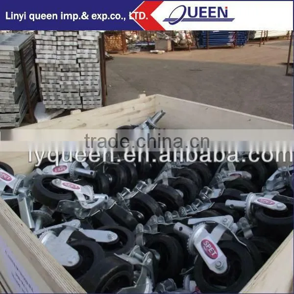Adjustable Scaffolding Rubber Caster Wheel With High Quality