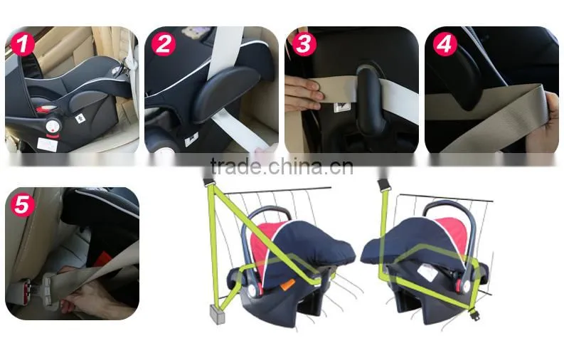 Wholesale plastic baby travel basket made in ningbo