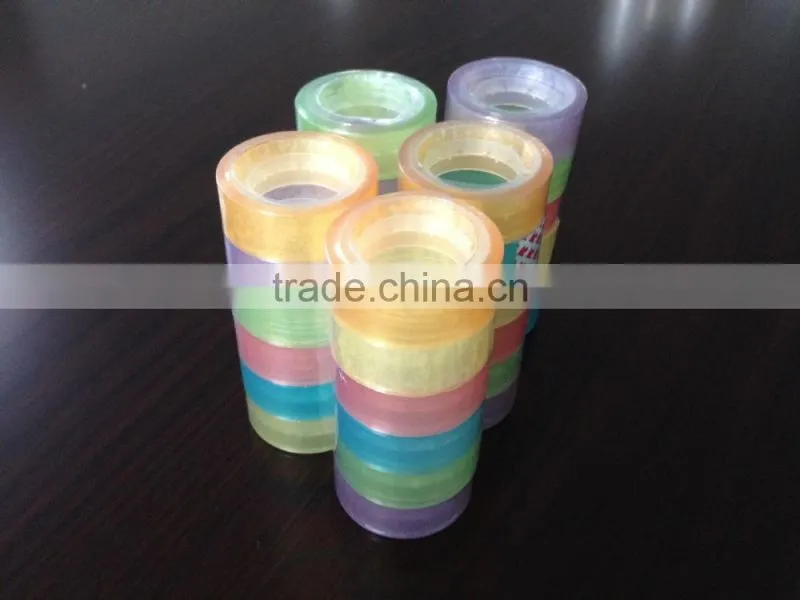 Transparent super clear stationery tapes