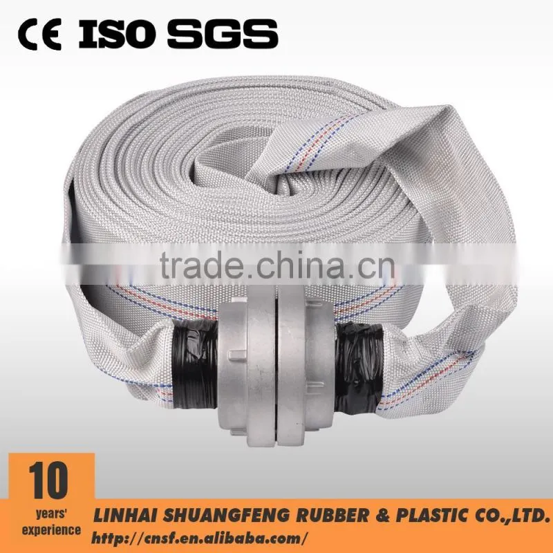 3 inch fire fighting equipments hose/ pvc fire resistant hose manufacturer