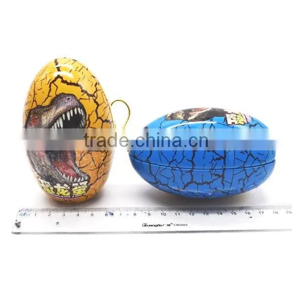 Chocolate Peanut Candy with Dinosaur Toys in Surprise Dinosaur Egg Toy Candy