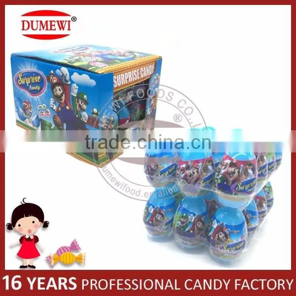 Mario Plastic Surprise Candy Toy Eggs