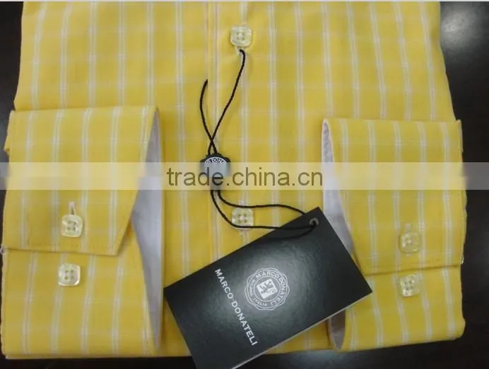 Man cotton dress shirts Mens dress casual checks shirts