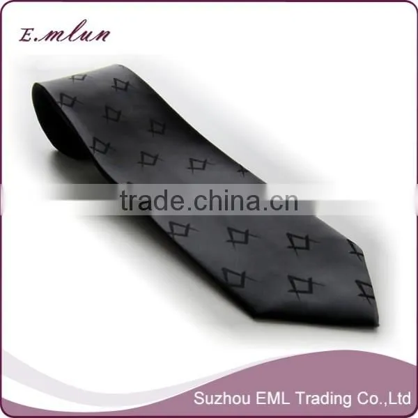 Custom Masonic Items Silk Felling Polyester Masonic Tie