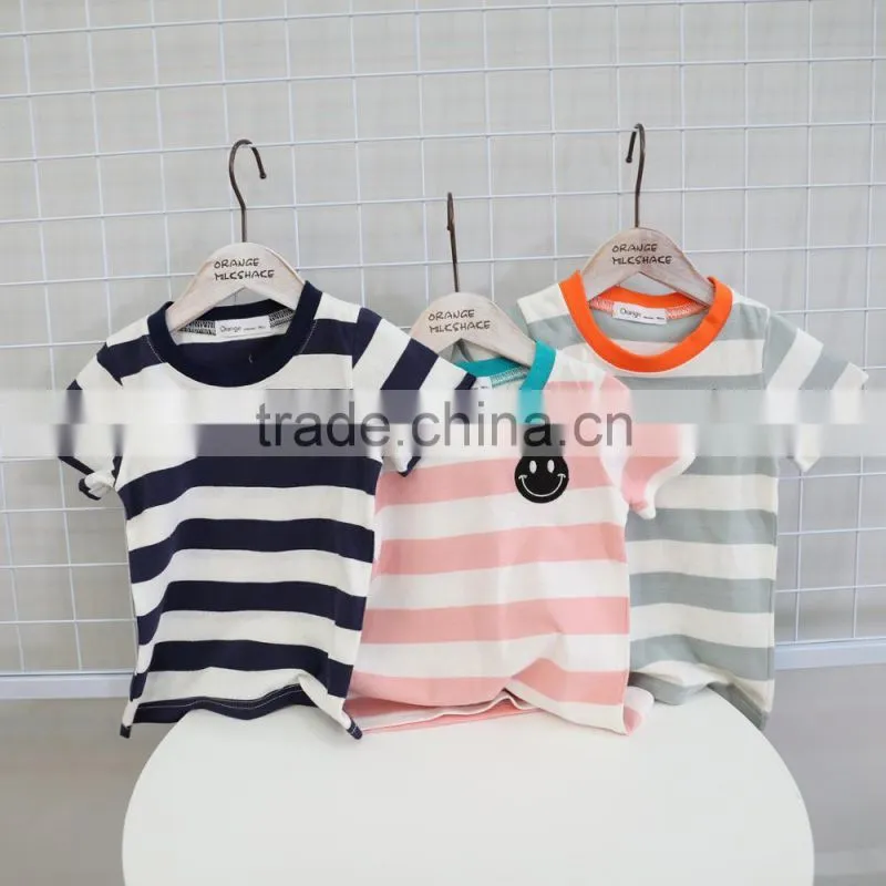 Hot sells 100%Cotton Kids T Shirts children's wear wholesale children's boutique clothing