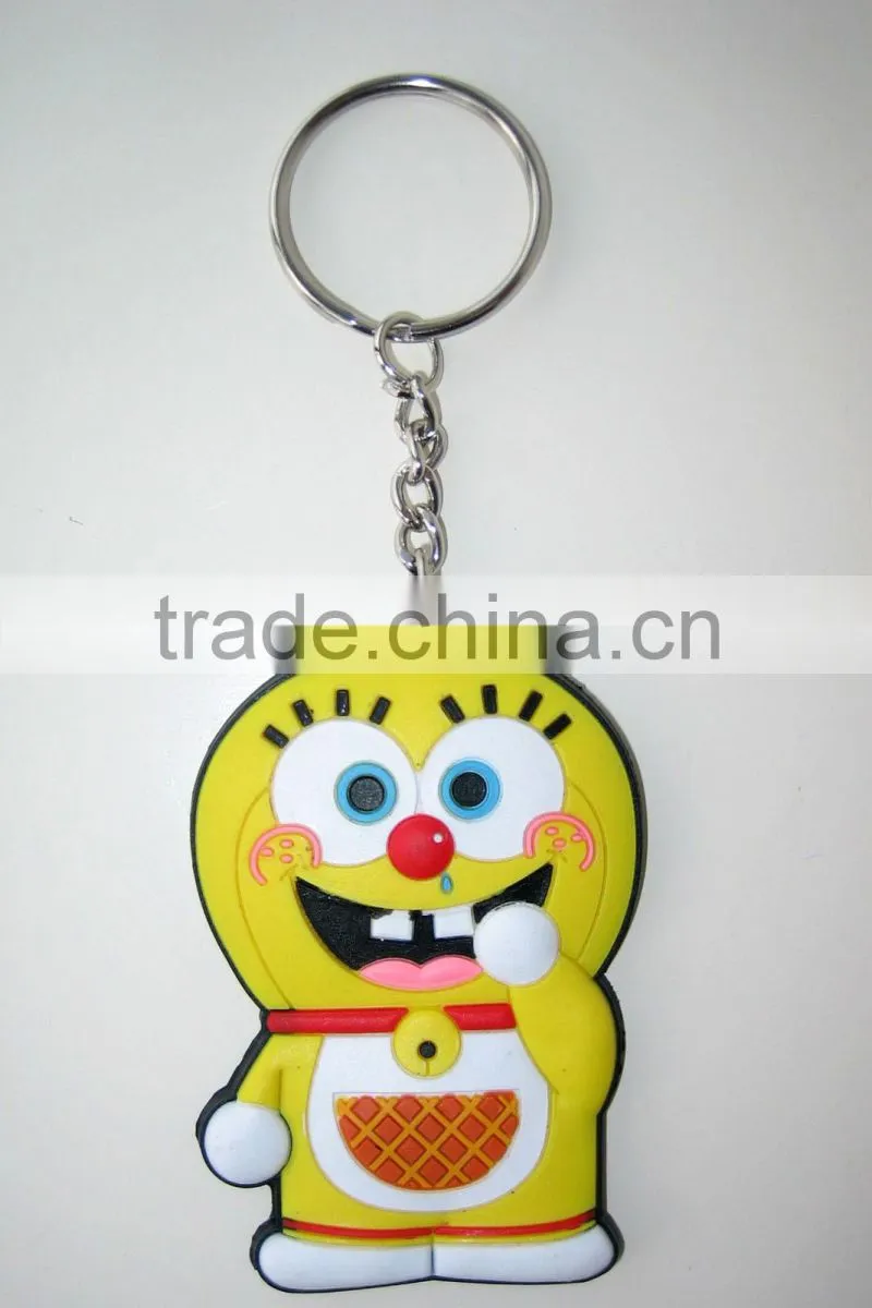Hot sale silicone rubber keychain