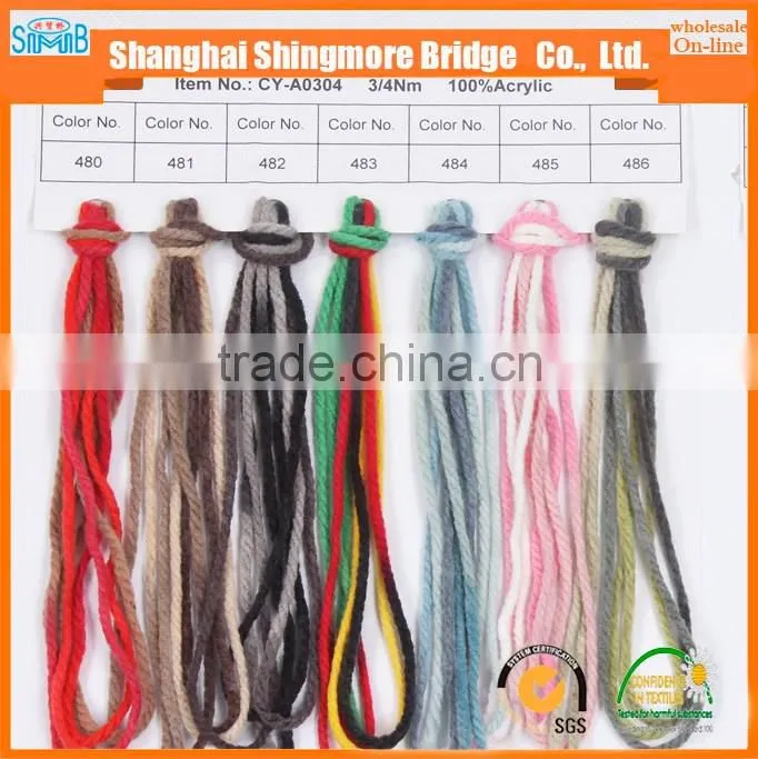 best wholesale space dyed knitting yarns, OEKO-Tex Standard quality 100 acrylic yarn with free samples