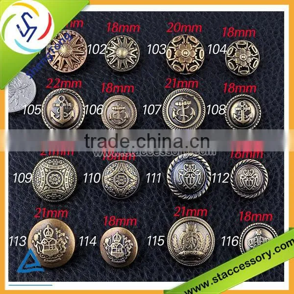 Fashion shirt button wholesae and fabric button blanks hot selling for DIY or clothes accessories