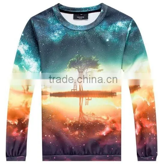 Long Sleeve T shirt with 3D Full Printing for Wholesale
