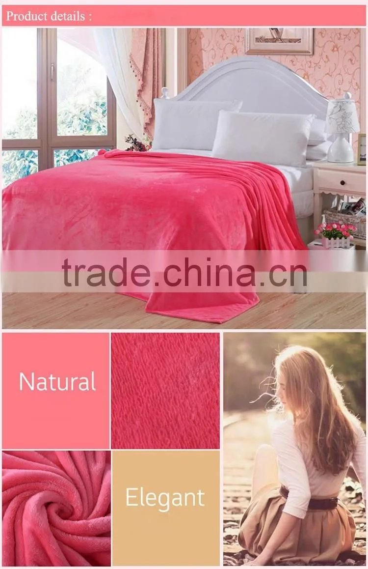 Bed sheet flannel blanket plush baby blanket gray