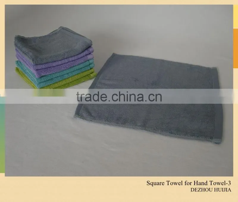 Competitive New Arrival Hot Sale Bamboo Cotton Square Hand Towel