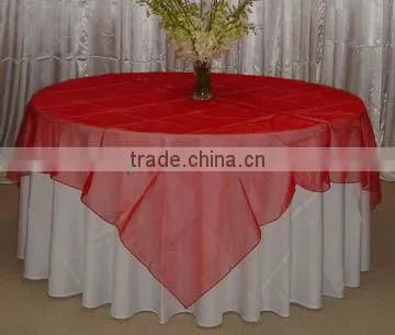 Organza overlay for wedding table overlay table cover table linen