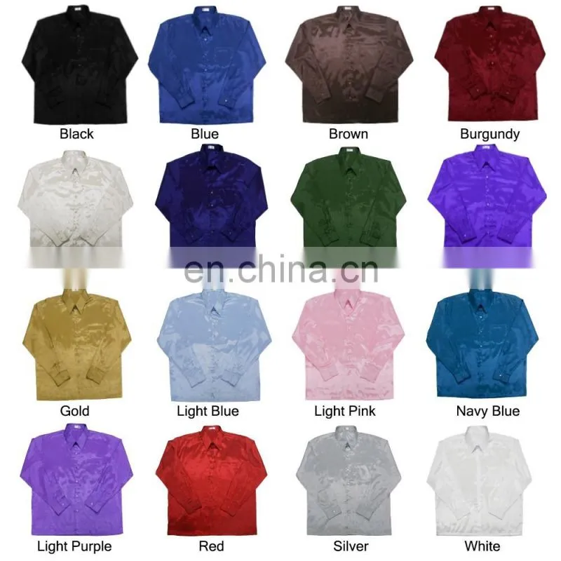 Lofbaz Men Casual Camp Work Everyday Button down Plain Long Sleeve shirts