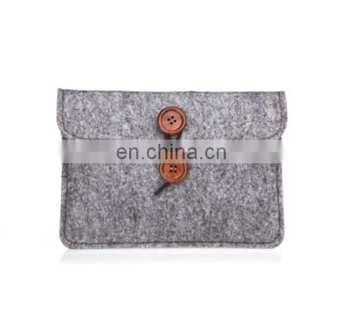 2017 Warm Wool Felt Sleeve Carrying Case Mobile Phone Pouch Bag