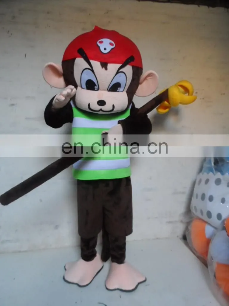 Hot!! high quality CE custom Monkey King mascot costume ,cartoon mascot costumes