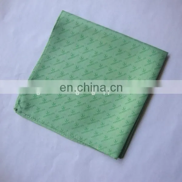 Red Polyester Pocket Square Custom Design