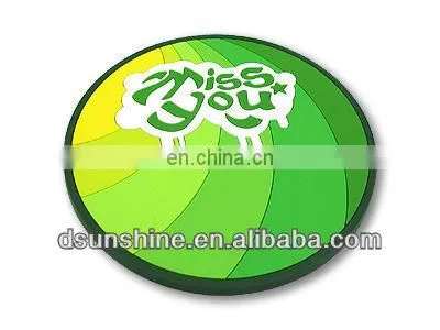 hot sale OEM-factory Embossed / debossed 3D Soft PVC Coaster