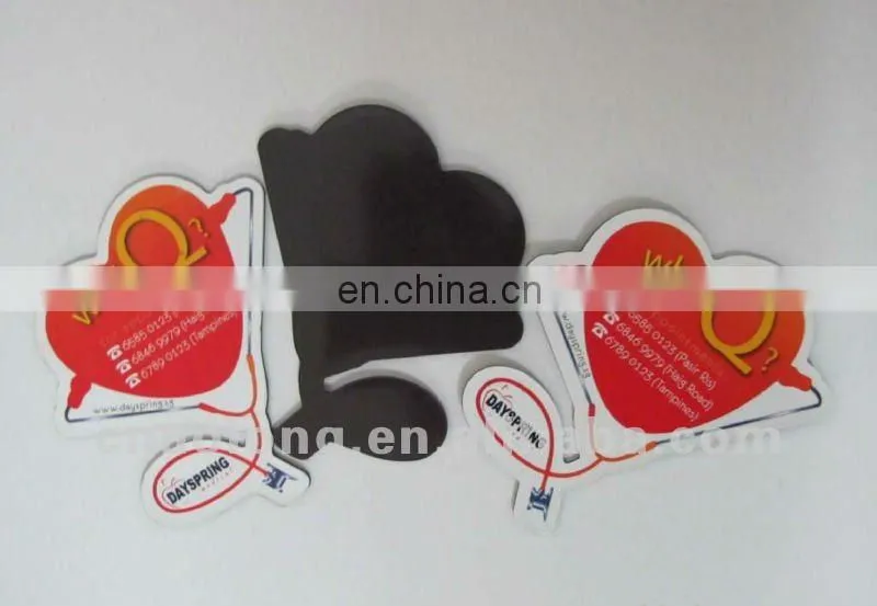 custom fullcolor printing logo white paper magnetic fridge magnet for promotion gift