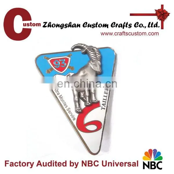 Custom round lapel pins /metal pin badges with hard enamel