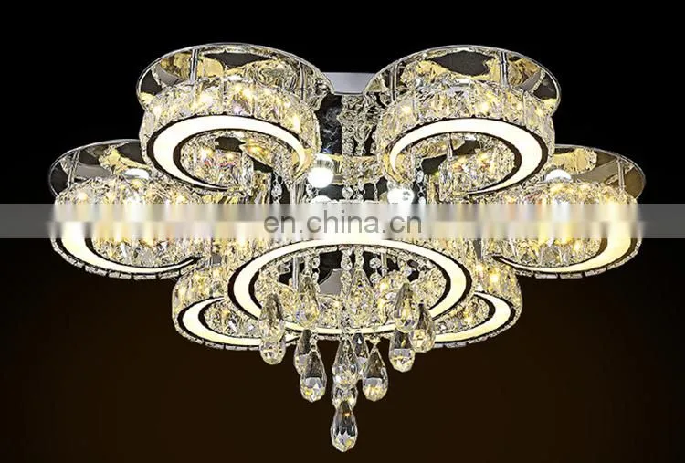 Newest fashionable crystal ceiling lamp LED light