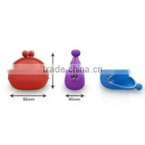 attractive lady cheapest mighty purse fancy silicone coin purse for pocket