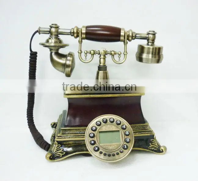 European antique polyresin decorative old-fashioned telephone