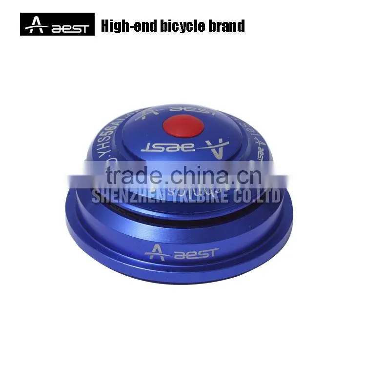 Alloy MTB Mountainbike Headset, AEST Bicycle Headsets, 1-1/8''-1.5'' Threadless Bicycle Headset